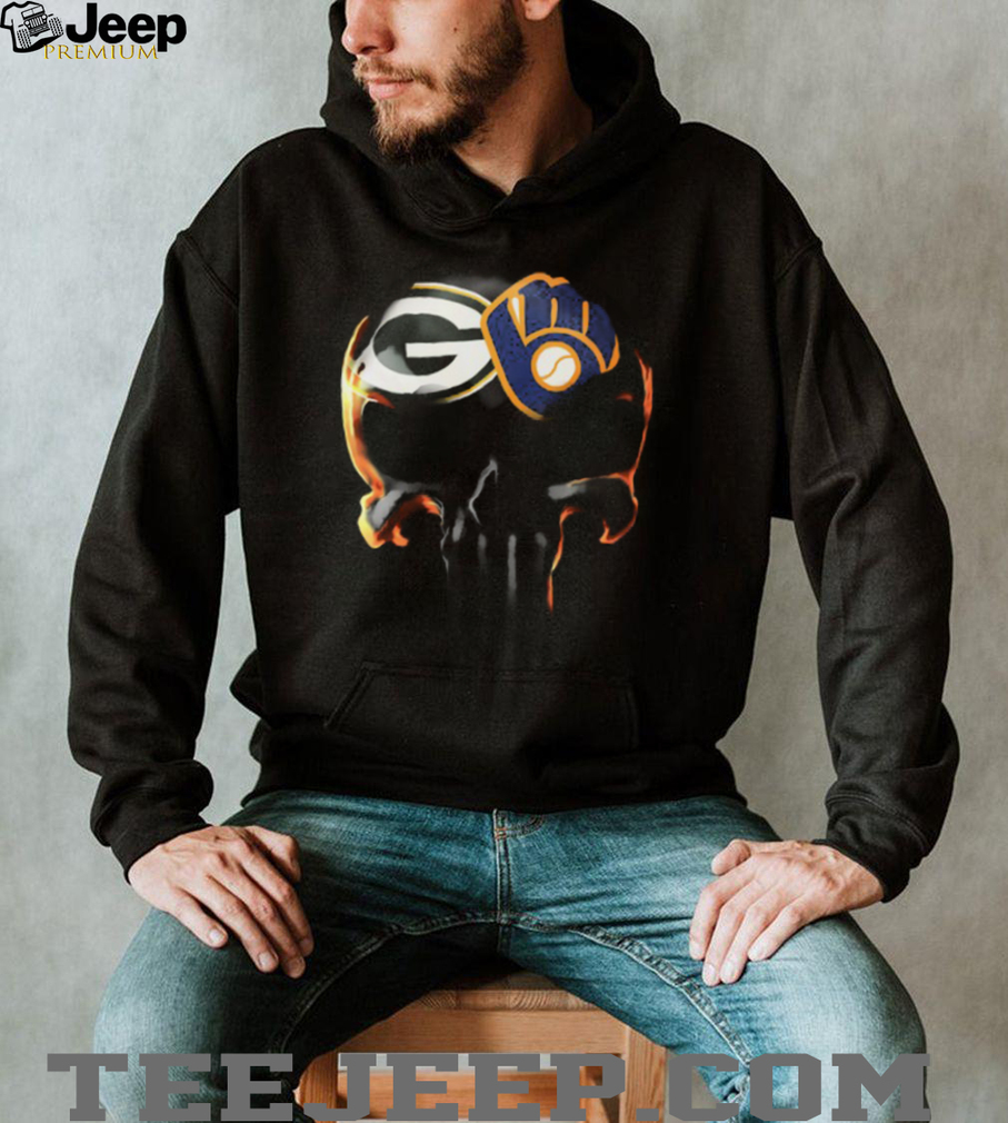 NFL & MLB Crossover Skull Graphic T Shirt NFL & MLB Crossover Skull Graphic T Shirt