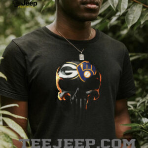NFL & MLB Crossover Skull Graphic T Shirt