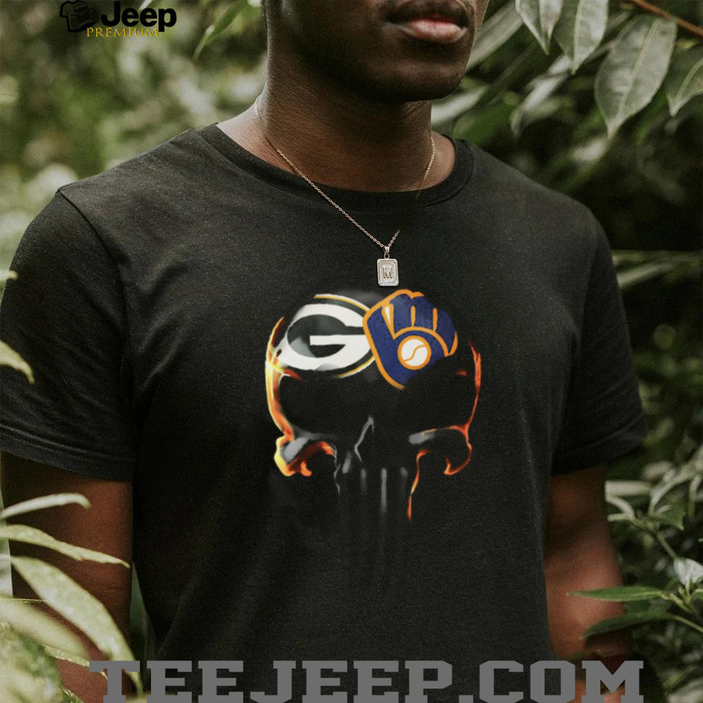 NFL & MLB Crossover Skull Graphic T Shirt NFL & MLB Crossover Skull Graphic T Shirt