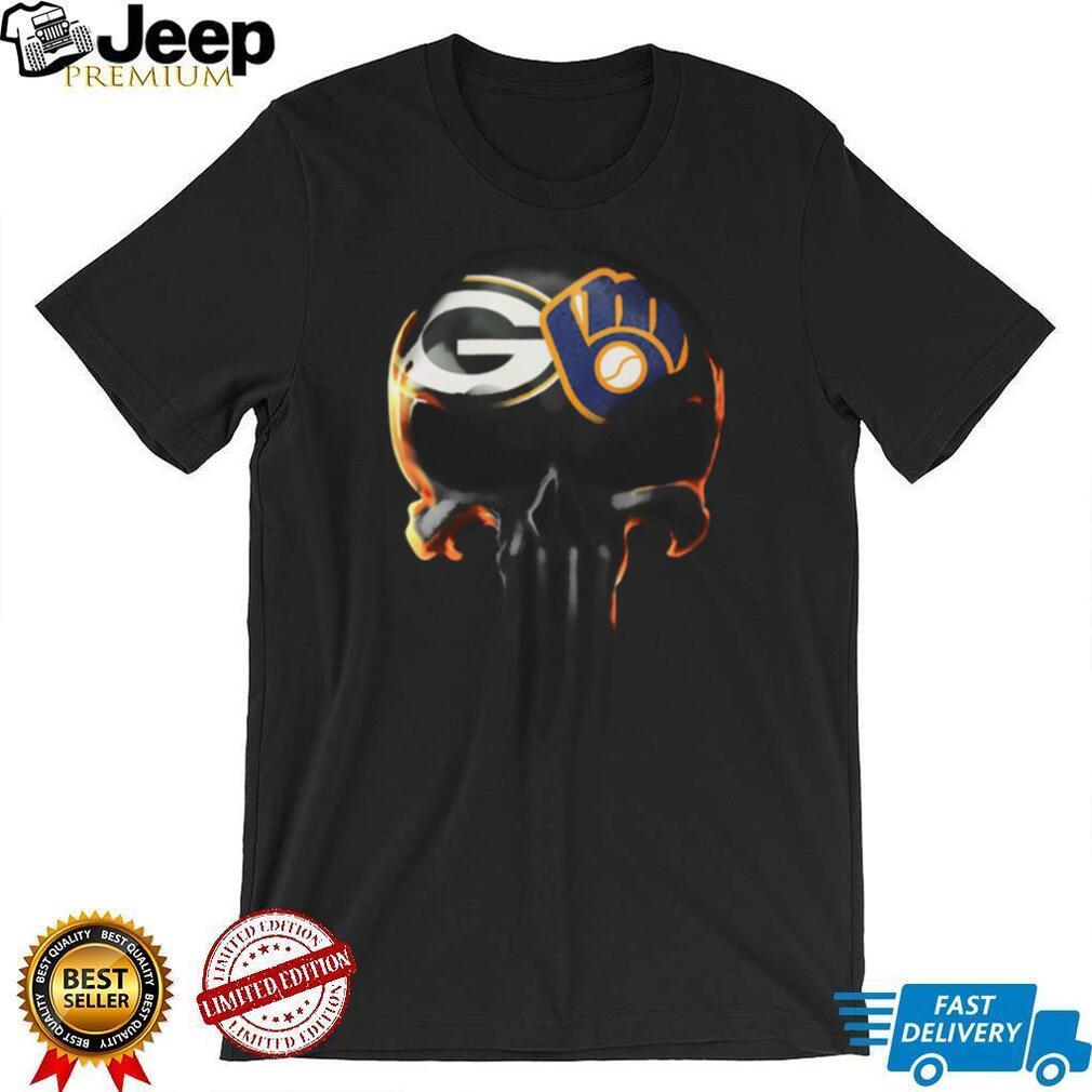 NFL & MLB Crossover Skull Graphic T Shirt NFL & MLB Crossover Skull Graphic T Shirt