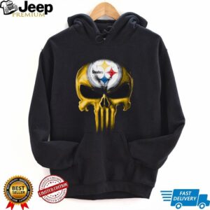 NFL Pittsburgh Steelers Skull Design T Shirt