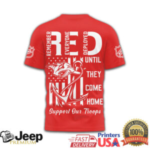 Nashville Predators Official NHL Red Friday Shirt