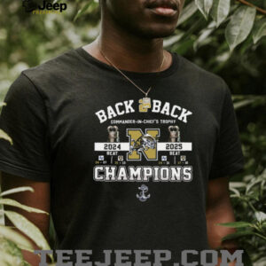 Navy Midshipmen Back 2 Back Commander in Chief’s Trophy Champions T Shirt Navy Midshipmen Back 2 Back Commander in Chief’s Trophy Champions T Shirt