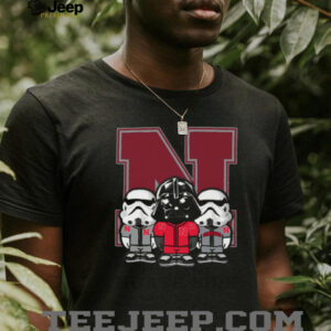 Nebraska Cornhuskers Distressed American Flag T Shirt