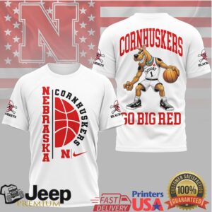 Nebraska Cornhuskers Herbie Husker Basketball T Shirt