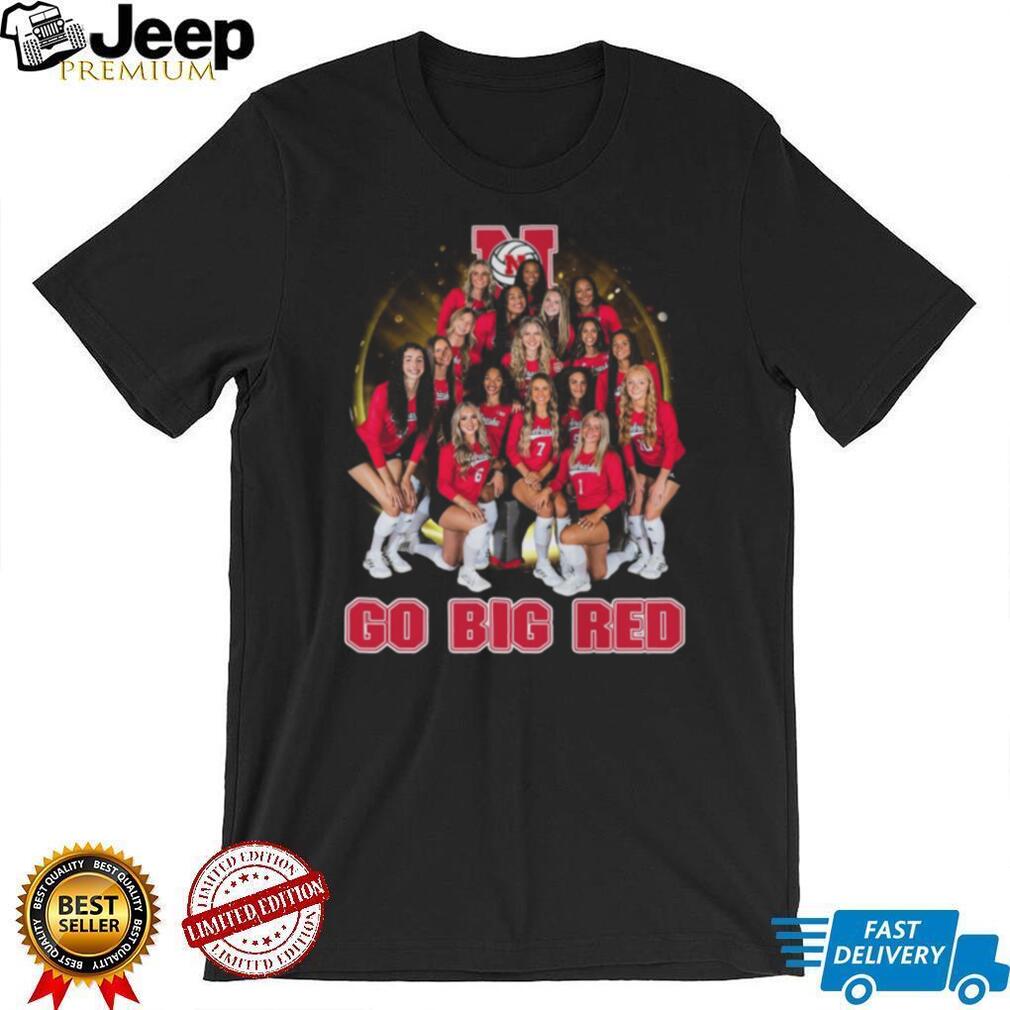 Nebraska Cornhuskers Volleyball GO BIG RED T Shirt Nebraska Cornhuskers Volleyball GO BIG RED T Shirt