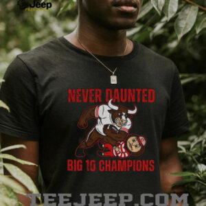 Never Daunted Big 10 Champions Indiana Hoosiers beat Ohio shirt Never Daunted Big 10 Champions Indiana Hoosiers beat Ohio shirt