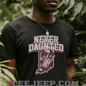 Never Daunted Indiana Hoosiers Big Ten Football Champions 2025 shirt