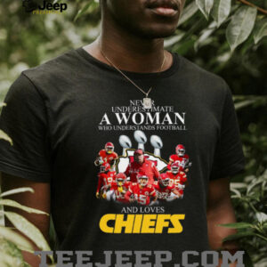Never Underestimate A Woman Who Understands Football And Loves Chiefs T Shirt