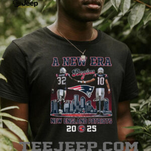 New England Patriots 2025 A New Era Commemorative T Shirt