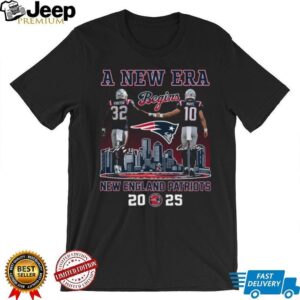 New England Patriots 2025 A New Era Commemorative T Shirt