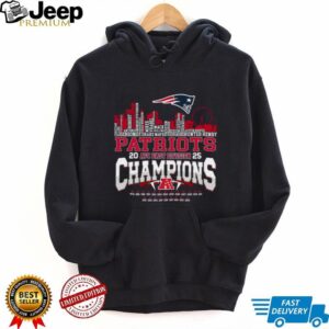 New England Patriots 2025 AFC East Division Champions T Shirt New England Patriots 2025 AFC East Division Champions T Shirt