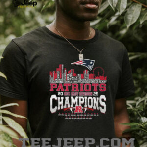 New England Patriots 2025 AFC East Division Champions T Shirts