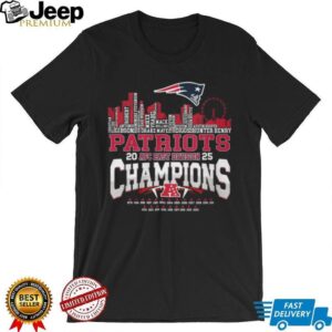 New England Patriots 2025 AFC East Division Champions T Shirts