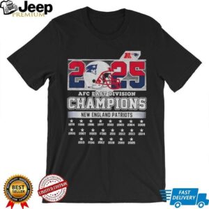 New England Patriots 2025 AFC East Divison Champions shirt New England Patriots 2025 AFC East Divison Champions shirt