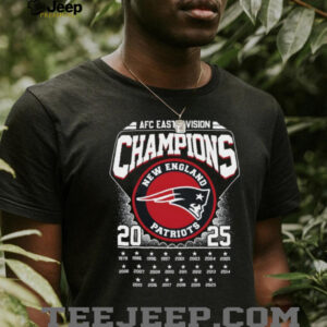 New England Patriots AFC East Division Champions T Shirt