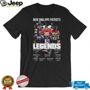 New England Patriots Legends Team Signatures T Shirt