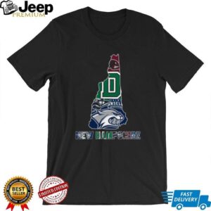 New Hampshire Saint Anselm Hawks State Pride T Shirt