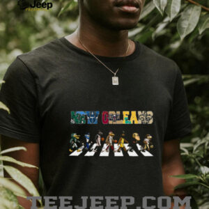 New Orleans Mashup Mascots Abbey Road T Shirt New Orleans Mashup Mascots Abbey Road T Shirt