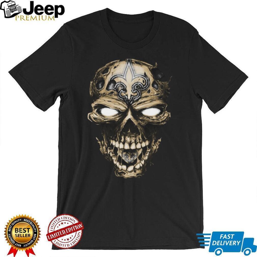 New Orleans Saints Zombie Skull Fan T Shirt New Orleans Saints Zombie Skull Fan T Shirt
