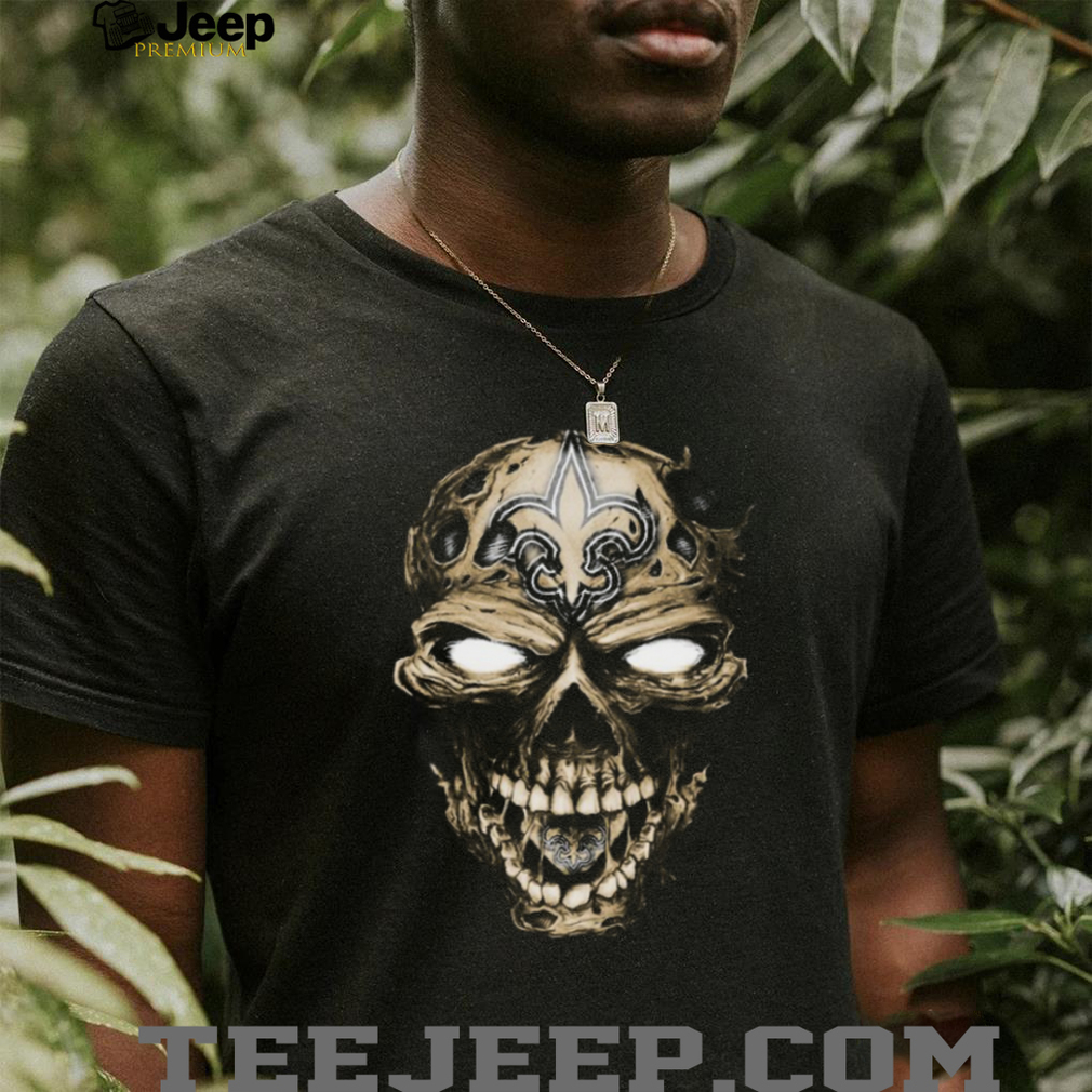 New Orleans Saints Zombie Skull Fan T Shirt New Orleans Saints Zombie Skull Fan T Shirt