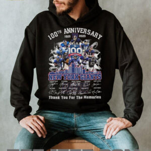 New York Giants 100th Anniversary 1925 2025 T Shirt New York Giants 100th Anniversary 1925 2025 T Shirt