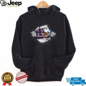 New York Islanders Ripped Effect Fan T Shirt