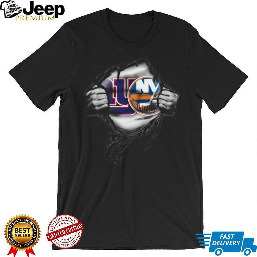 New York Islanders Ripped Logo T Shirt New York Islanders Ripped Logo T Shirt