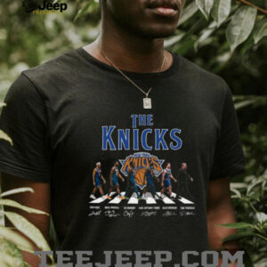 New York Knicks Abbey Road Homage Tee New York Knicks Abbey Road Homage Tee