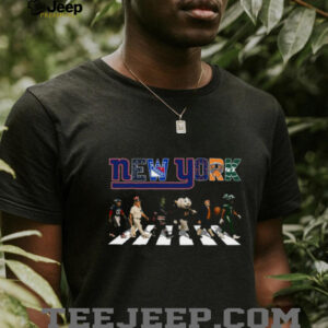 New York Mascots Abbey Road Parody T shirt New York Mascots Abbey Road Parody T shirt