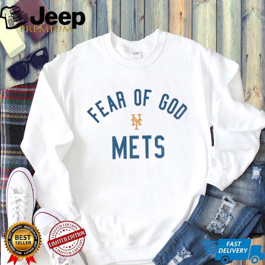 New York Mets Fear of God Mets logo shirt New York Mets Fear of God Mets logo shirt