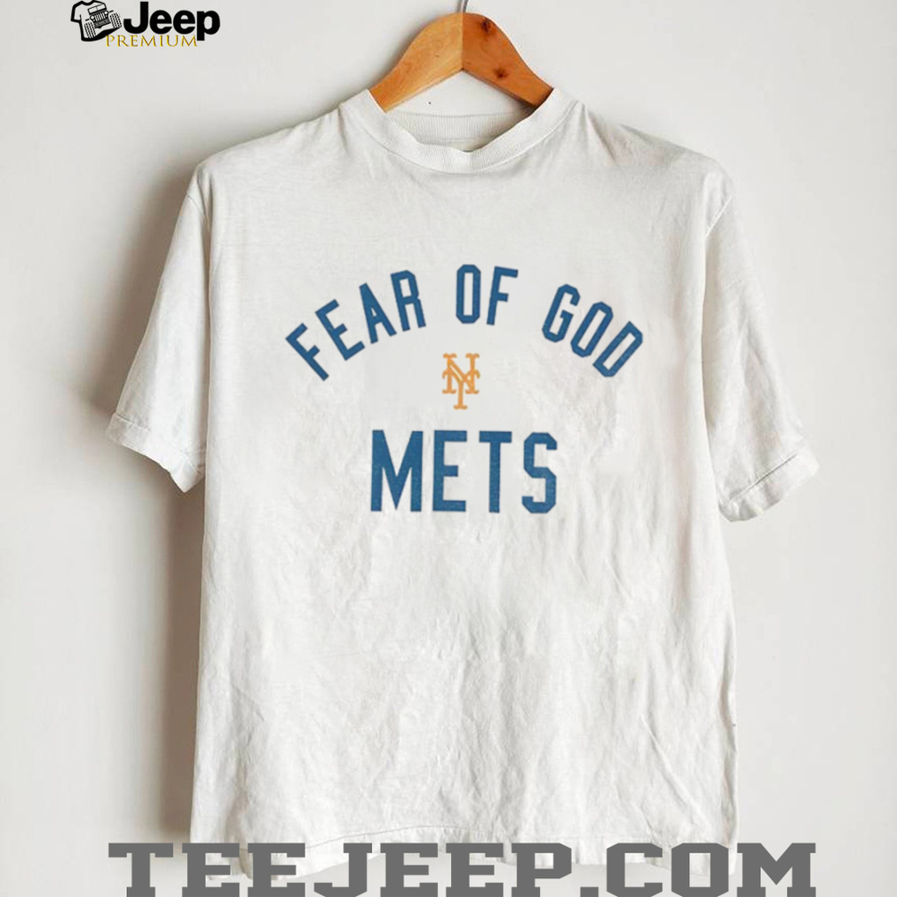 New York Mets Fear of God Mets logo shirt New York Mets Fear of God Mets logo shirt