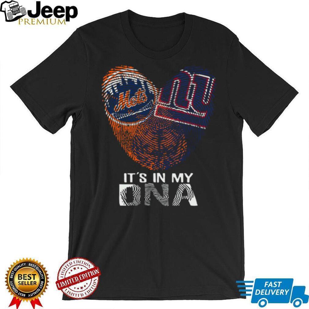 New York Mets It’s In My DNA Heart Fingerprint T Shirt New York Mets It’s In My DNA Heart Fingerprint T Shirt
