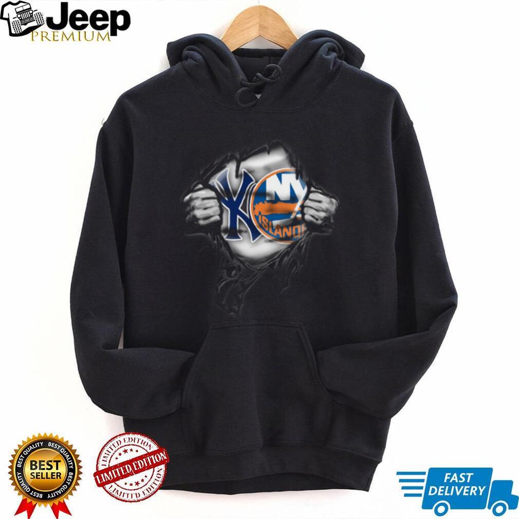 New York Pride Yankees and Islanders Fan T Shirt New York Pride Yankees and Islanders Fan T Shirt