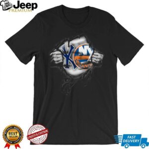 New York Pride Yankees and Islanders Fan T Shirt