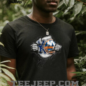 New York Pride Yankees and Islanders Fan T Shirt