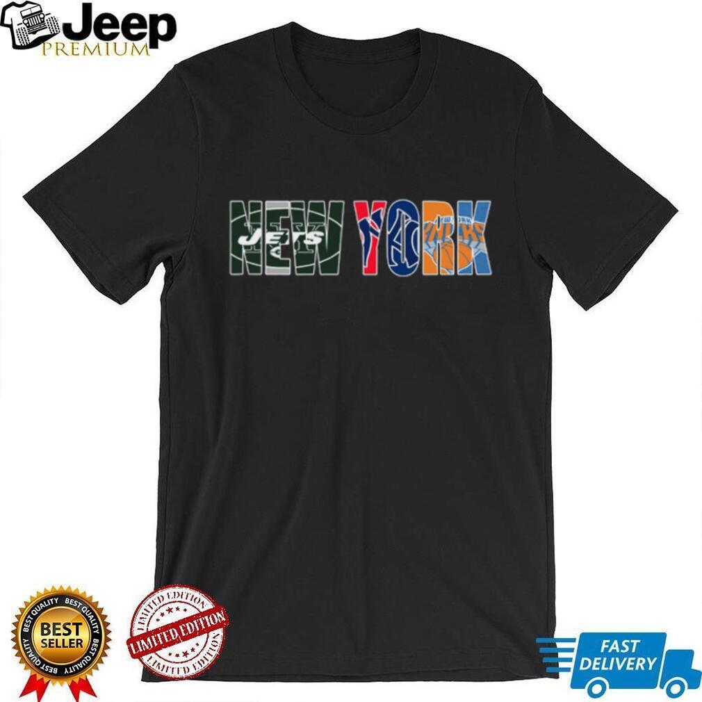 New York Sports Fan Mashup T Shirt. New York Sports Fan Mashup T Shirt.