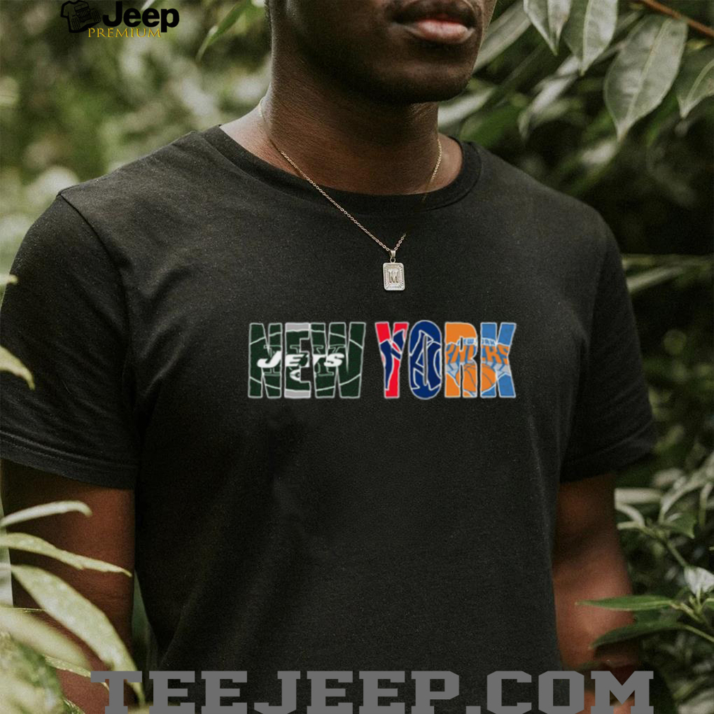 New York Sports Fan Mashup T Shirt. New York Sports Fan Mashup T Shirt.