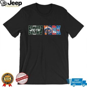 New York Sports Teams Logo Mashup T Shirt