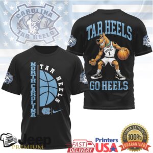 North Carolina Tar Heels Basketball Mascot T Shirt
