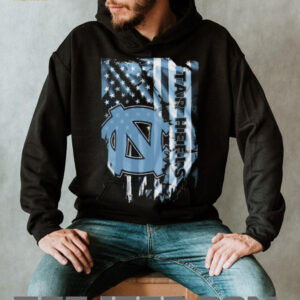 North Carolina Tar Heels Distressed American Flag T Shirt North Carolina Tar Heels Distressed American Flag T Shirt