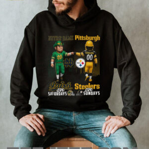 Notre Dame Fighting Irish & Pittsburgh Steelers Fan T Shirt