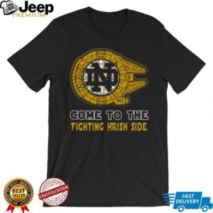 Notre Dame Fighting Irish Star Wars Millennium Falcon Mashup T Shirt