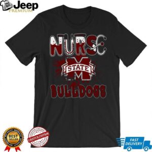 Nurse State Bulldogs Graphic T Shirt