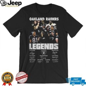 Oakland Raiders NFL Legends Commemorative T Shirt
