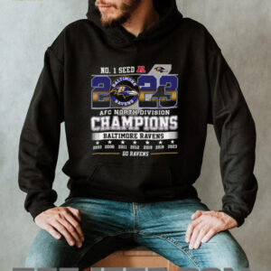 Official 2023 AFC North Division Champions Baltimore Ravens T Shirt Official 2023 AFC North Division Champions Baltimore Ravens T Shirt