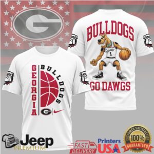 Official Georgia Bulldogs Go Dawgs Basketball Tee Official Georgia Bulldogs Go Dawgs Basketball Tee