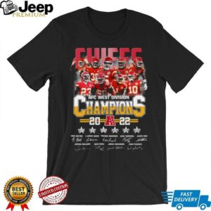 Official Kansas City Chiefs AFC West 2022 Champions T Shirt
