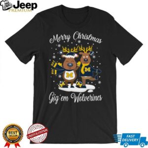 Official Michigan Wolverines 2025 NCAA Merry Christmas Shirt