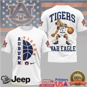 Official NCAA Auburn Tigers Basketball T Shirt Official NCAA Auburn Tigers Basketball T Shirt
